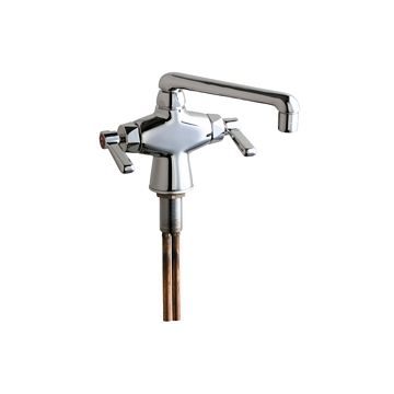 Chicago 51-E35ABCP Hot and Cold Water Mixing Sink Faucet