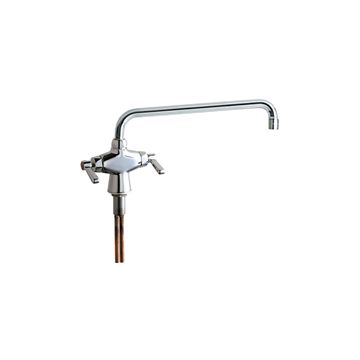 Chicago 51-L12ABCP Hot and Cold Water Mixing Sink Faucet