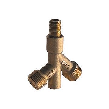 Chicago 560-045KJKRBF Dual Purpose Mixing "Y" Assembly Allows for Coarse Water Temperature