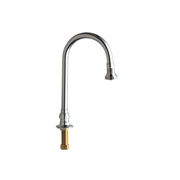 Chicago 626-GN2BE4ABCP Remote Rigid/Swing Gooseneck Spout