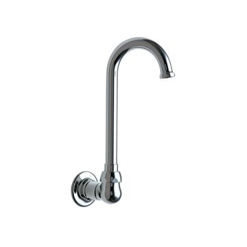 Chicago 629-FCABCP Remote Rigid/Swing Gooseneck Spout with Flow Control