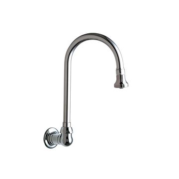 Chicago 629-GN2BE4ABCP Remote Rigid/Swing Gooseneck Spout