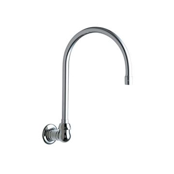 Chicago 629-GN8AE3ABCP Remote Rigid/Swing Gooseneck Spout