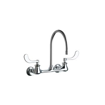 Chicago 631-GN10AE3SWGCP Wall Mount Faucet (Discontinued)