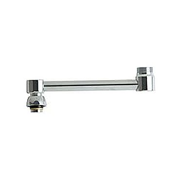 Chicago 686-124KJKCP Double Jointed Swing Spout Extension (Discontinued)