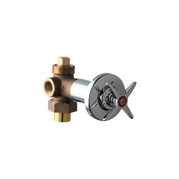 Chicago 769-HOTABCP Hot Water Concealed Angle Valve