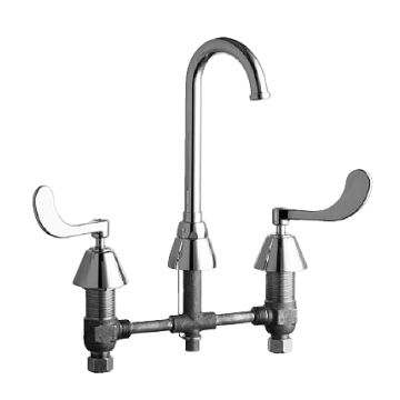 Chicago 785-GN1FCCP Concealed Kitchen Sink Faucet