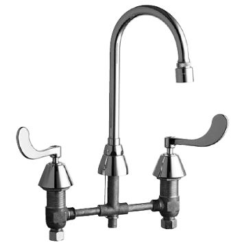 Chicago 786-E29VPABCP E-Cast Concealed Kitchen Sink Faucet