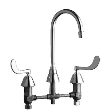 Chicago 786-E3-319ABCP E-Cast Concealed Kitchen Sink Faucet