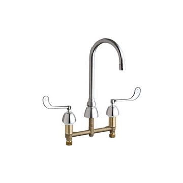 Chicago 786-E3-319XKABCP Concealed Hot and Cold Water Sink Faucet