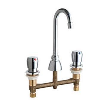 Chicago 786-G1AE3-665AB Concealed Hot and Cold Water Metering Sink Faucet