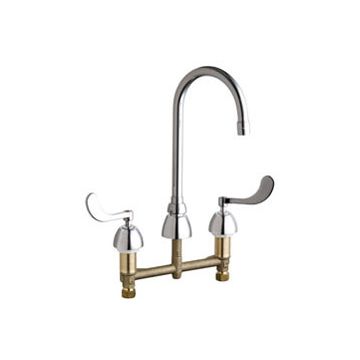 Chicago 786-GN2AFCE3ABCP Concealed Hot and Cold Water Sink Faucet