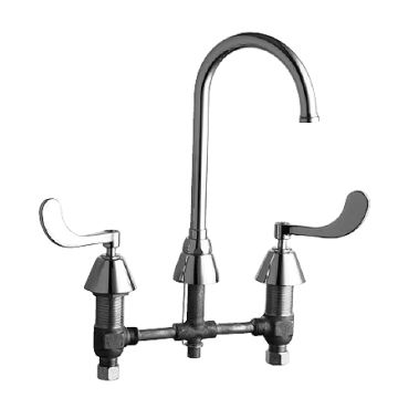 Chicago 786-GN2FCCP Concealed Kitchen Sink Faucet