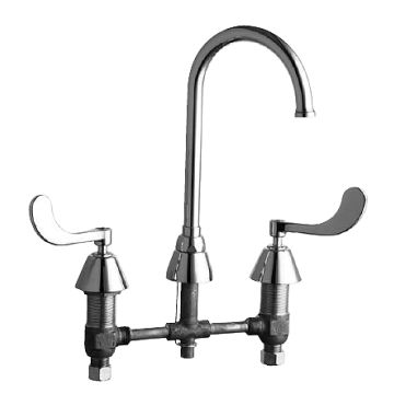 Chicago 786-GN2FCXKCP Concealed Kitchen Sink Faucet