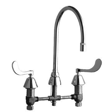 Chicago 786-GN8AE29CP Concealed Kitchen Sink Faucet