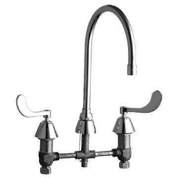 Chicago 786-GN8AE3CP Concealed Kitchen Sink Faucet