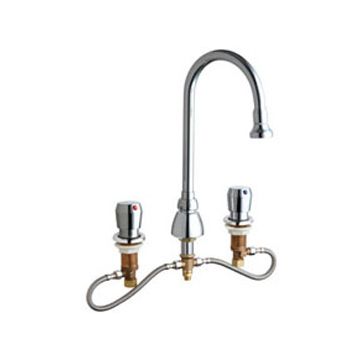 Chicago 786-HGN2BE4-665AB Concealed Hot and Cold Metering Water Sink Faucet