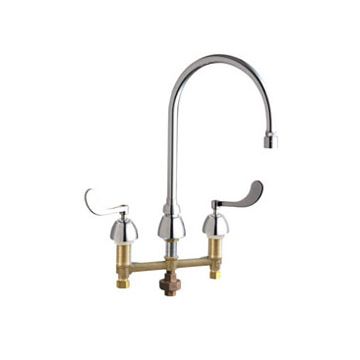 Chicago 786-TWGN8AE29VXKAB Concealed Hot and Cold Water Sink Faucet with Third Water Inlet