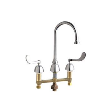 Chicago 786-TWXKABCP Concealed Hot and Cold Water Sink Faucet with Third Water Inlet