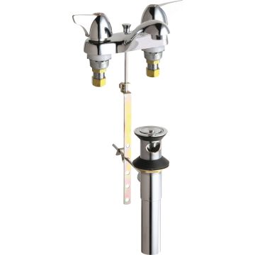 Chicago 797-1000ABCP Hot and Cold Water Sink Faucet with Pop-up Waste