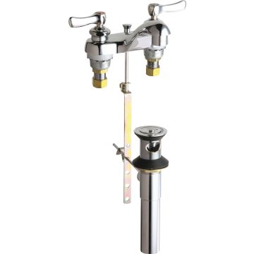 Chicago 797-VABCP Hot and Cold Water Sink Faucet with Pop-up Waste