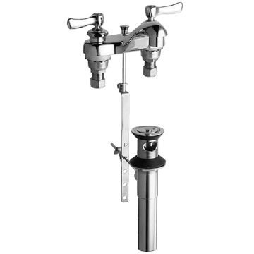 Chicago 797-VCP Lavatory Faucet w/ Pop-Up (Discontinued)