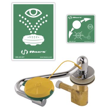 Chicago 8011-NF Deck Mounted Swing Forward Eye/Face Wash