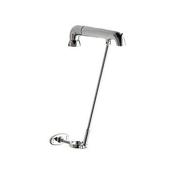 Chicago 814-SJKCP Rigid Cast Spout with Pail Hook
