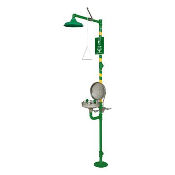 Haws 8346CRP AXION MSR Corrosion-Resistant Combination Drench Shower & Eye/Face Wash (Discontinued)