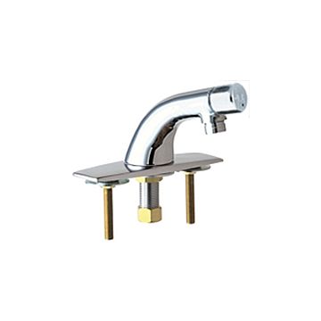 Chicago 857-E12ABCP Single Supply Metering Sink Faucet