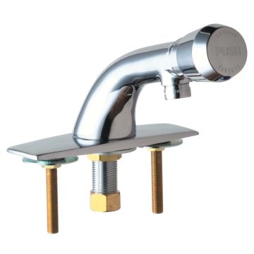 Chicago 857-E12-665PSHABCP E-Cast Lavatory Metering Faucet