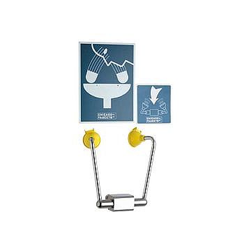 Chicago 9005-NF Wall Mounted Pull Down Eye/Face Wash