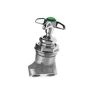 Chicago 915-CP Front-Loaded Left-Hand Angle Control Water Valve For Panel Mounting