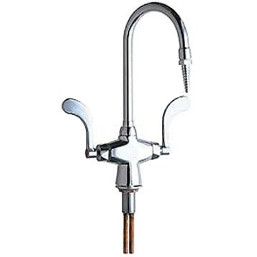 Chicago 929-317CP Combo Hot & Cold Water Faucet (Discontinued)