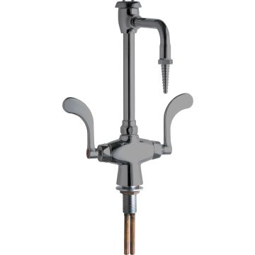 Chicago 930-VR317SAM Vandal Proof Hot and Cold Water Mixing Faucet with Vacuum Breaker