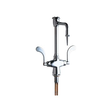 Chicago 930-VR317XKCP Vandal Proof Hot and Cold Water Mixing Faucet