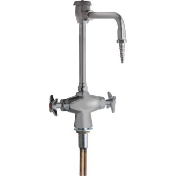 Chicago 930-VRSAM Vandal Proof Hot and Cold Water Mixing Faucet with Vacuum Breaker