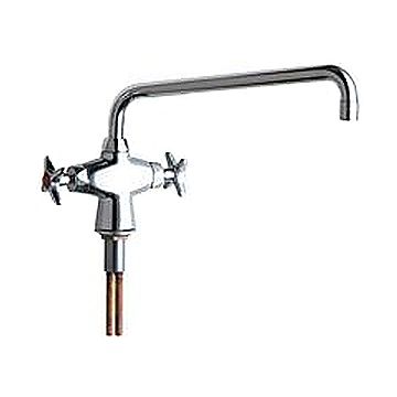 Chicago 931-L12CP Combo Hot & Cold Water Faucet (Discontinued)