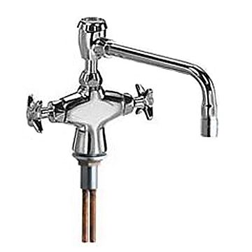 Chicago 931-VBE3-2CP Combo Hot & Cold Water Faucet