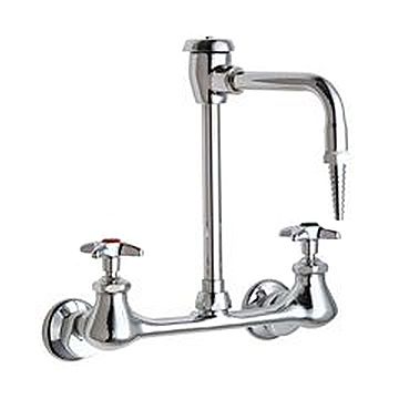 Chicago 943-WSLCP Combo Hot & Cold Water Faucet