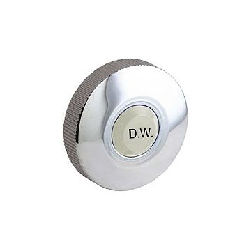 Chicago 945-DWJKCP 1-7/8" Round Metal Handle w/ Distilled Water Index Button