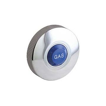 Chicago 945-GASJKCP 1-7/8" Round Metal Handle w/Gas Index Button