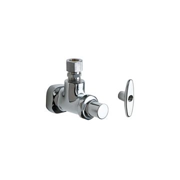 Chicago 995-ABCP Angle Stop Fitting with Loose Key