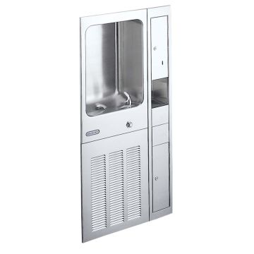 Elkay EFRCM12CDK Fully Recessed Water Cooler w/ Cup Dispenser & Filler