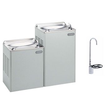 Elkay EWTLA8LFK Dual Drinking Fountain with Glass Filler
