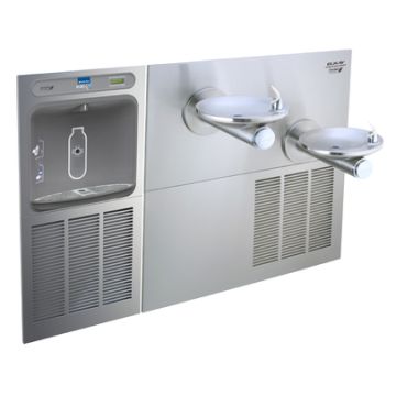 Elkay EZH2O EZWS-SFGRN28K w/ERPBGRNM28K Bottle Filling Station