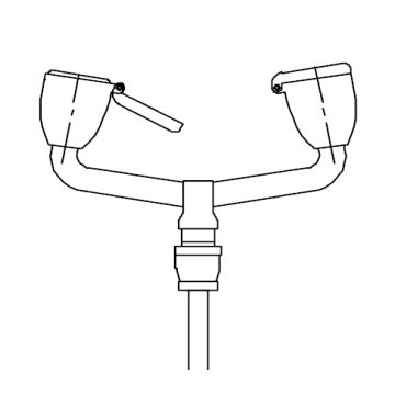 Speakman G05-0735 Eyewash Bullhorn and Sprayhead Assembly (for SE-590)