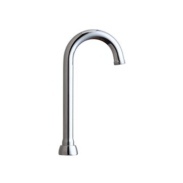 Chicago GN1AJKABCP 3-1/2" Rigid / Swing Gooseneck Spout 