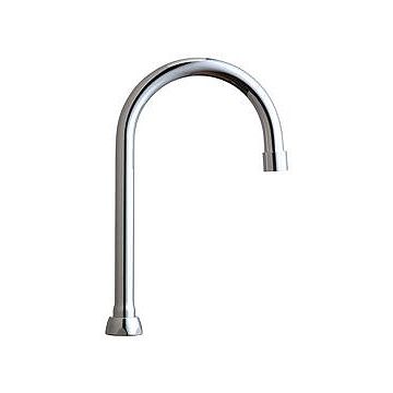 Chicago GN2BJKCP Rigid/Swing Gooseneck Spout Chrome (Discontinued)