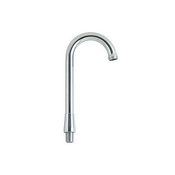 Chicago GNRGD1JKCP Rigid Gooseneck Spout w/ 13/16" - Male Outlet (Discontinued)